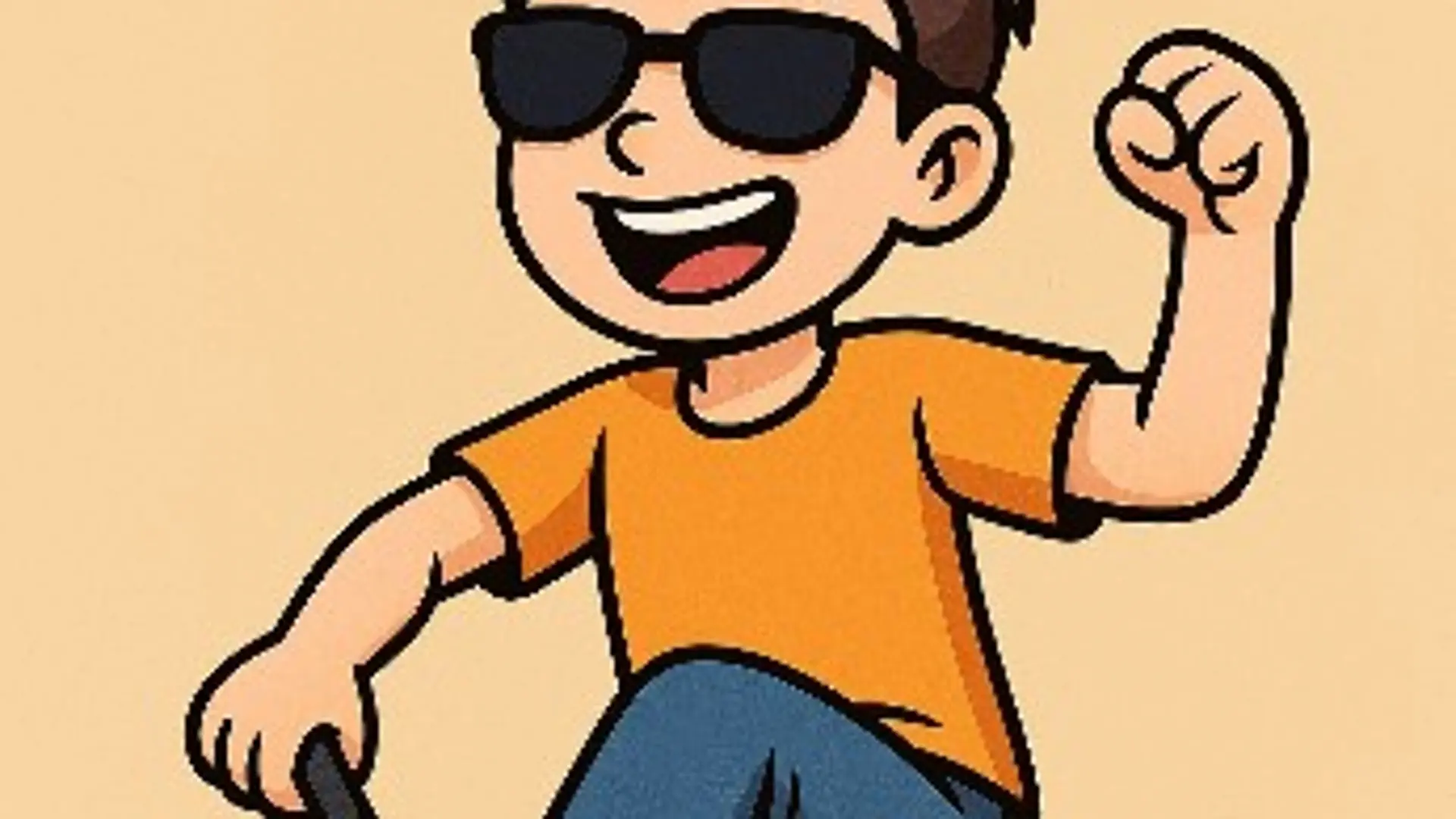 Blauer Hintergrund mit gelber Flowwelle