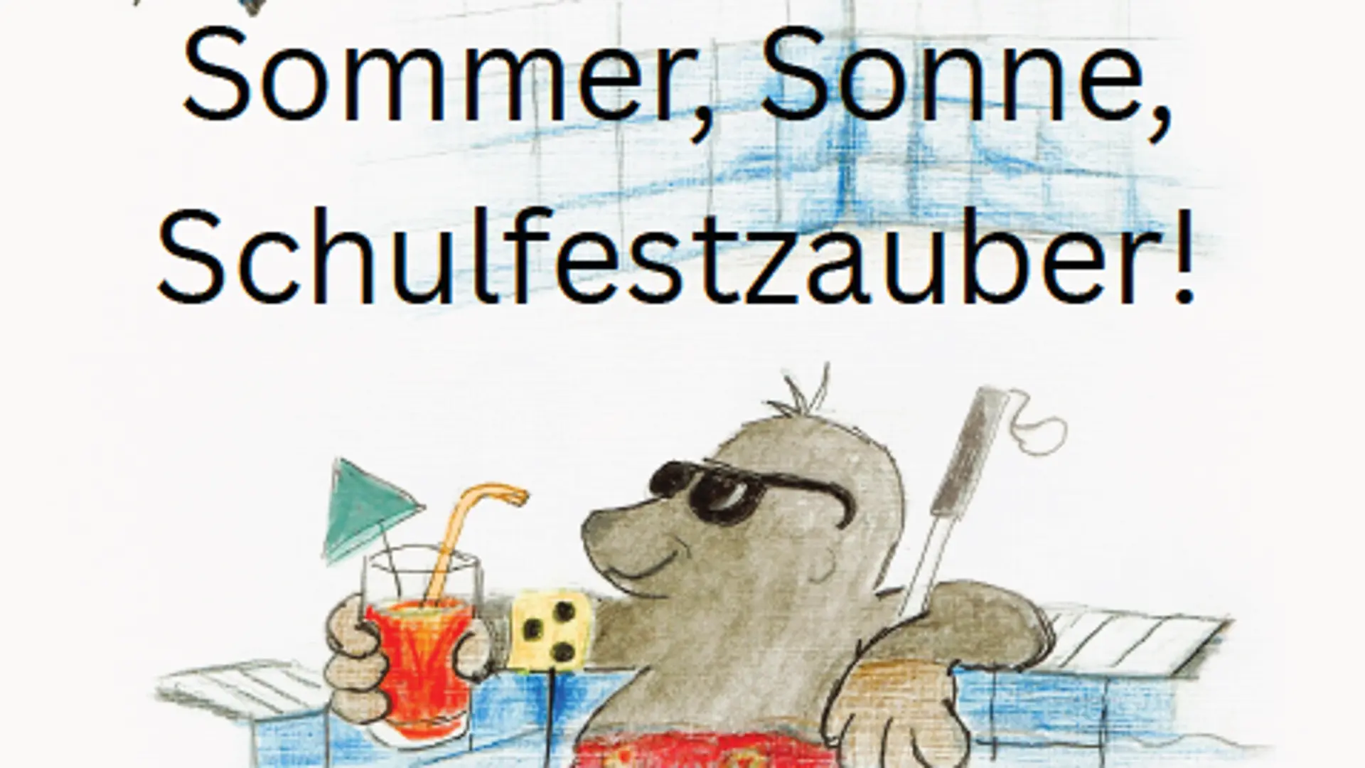 Plakat zum Schulfest 2026