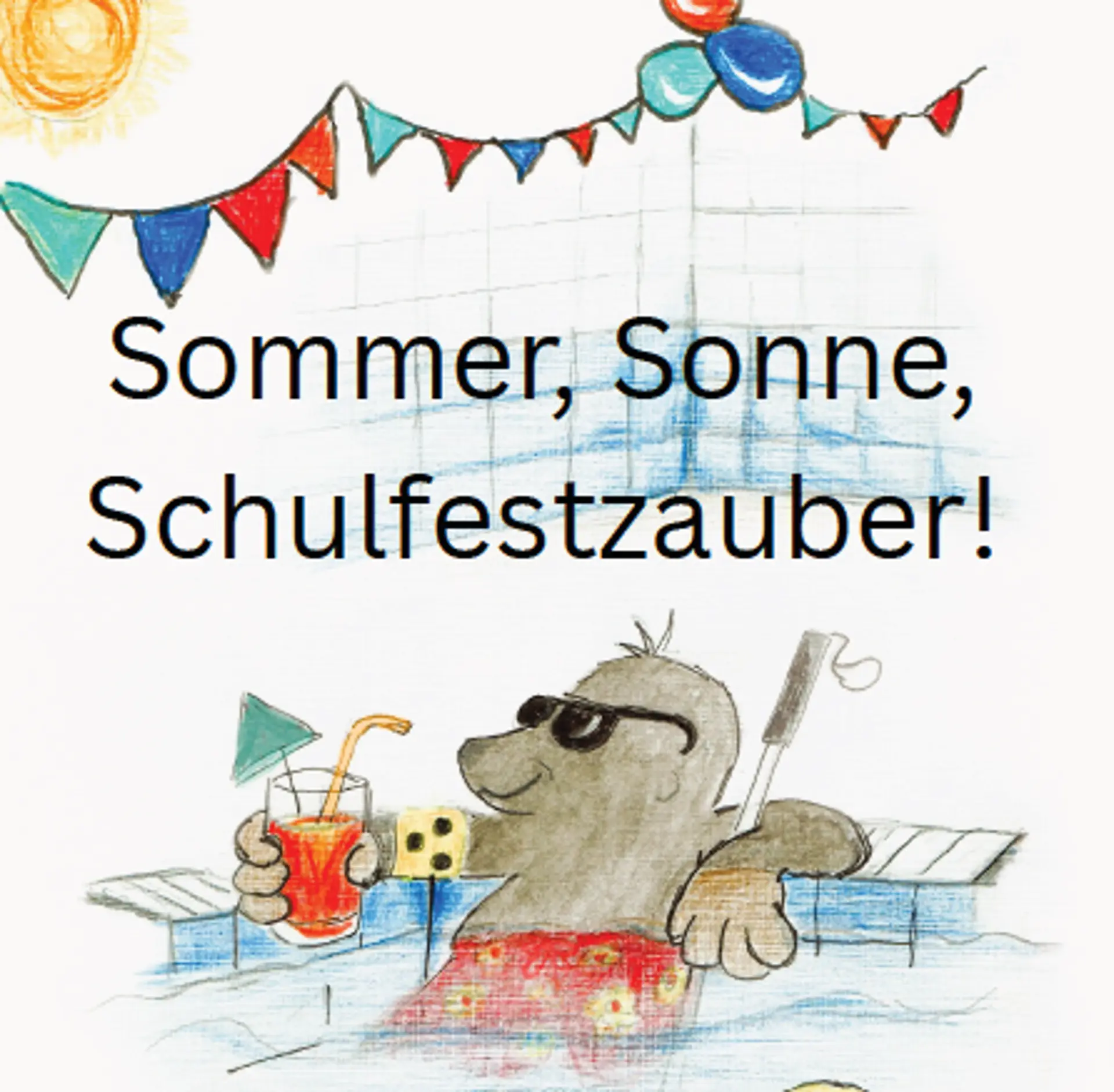 Plakat zum Schulfest 2026